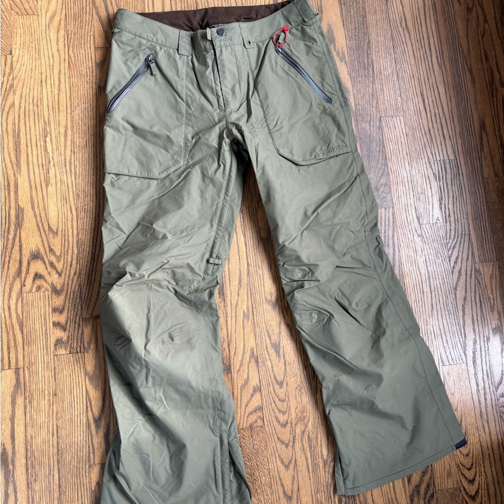 Burton ski pants - Large - army green